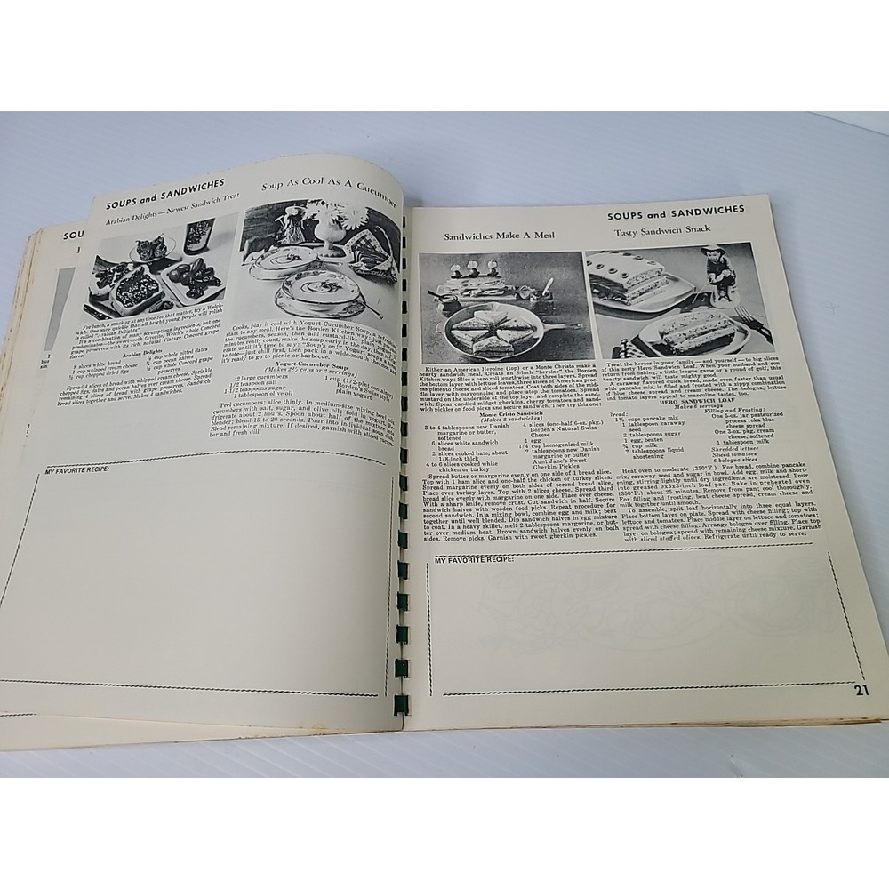 VTG 1970's Our Favorite Recipes Ladies Auxiliary VFW Hillsboro Ohio Cookbook - Picture 11 of 12